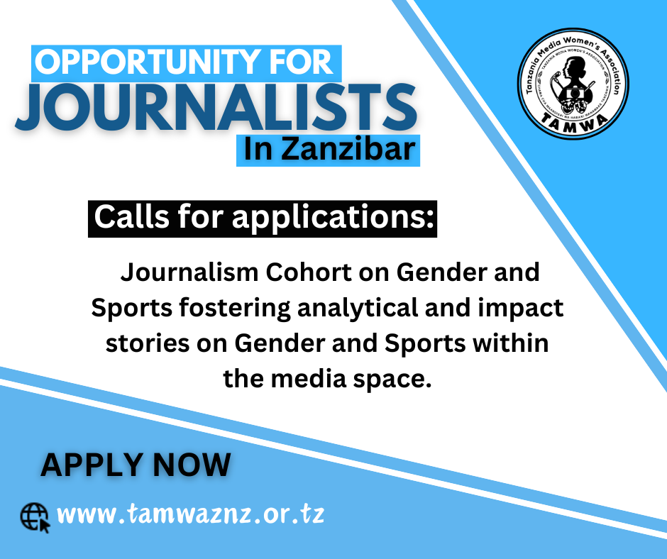 OPPORTUNITY: JOURNALISM COHORT ON GENDER AND   SPORTS
