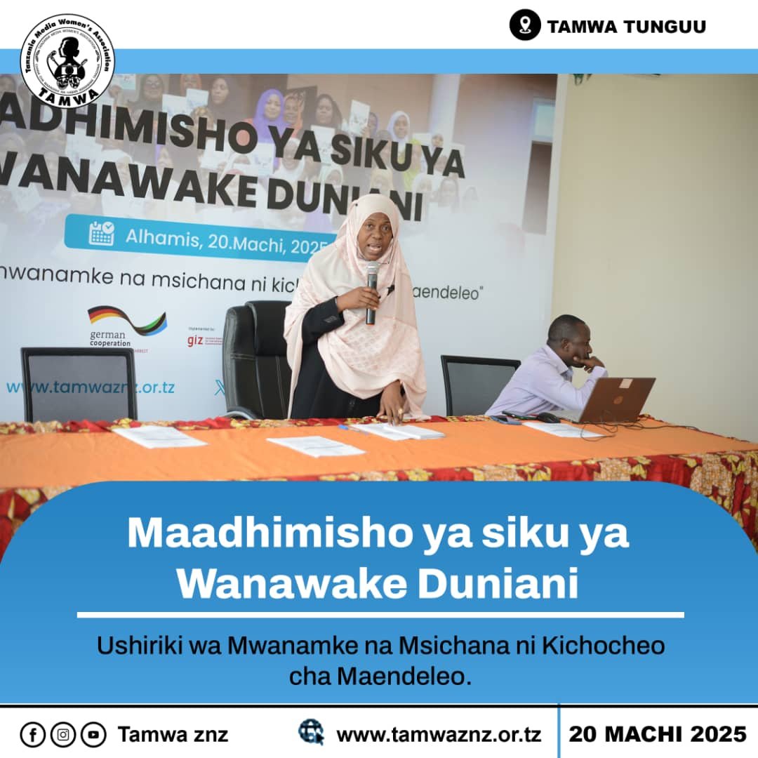 NGUVU YA PAMOJA INAHITAJIKA KUFIKIA USAWA WA KIJINSIA KATIKA UONGOZI ZANZIBAR